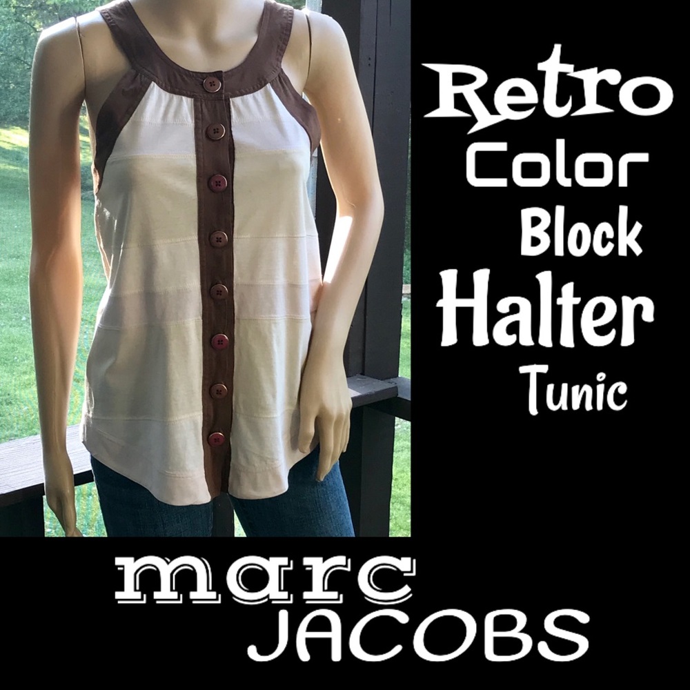 ⭐️HP⭐️MARC JACOBS▪️Retro Color Block Halter Top